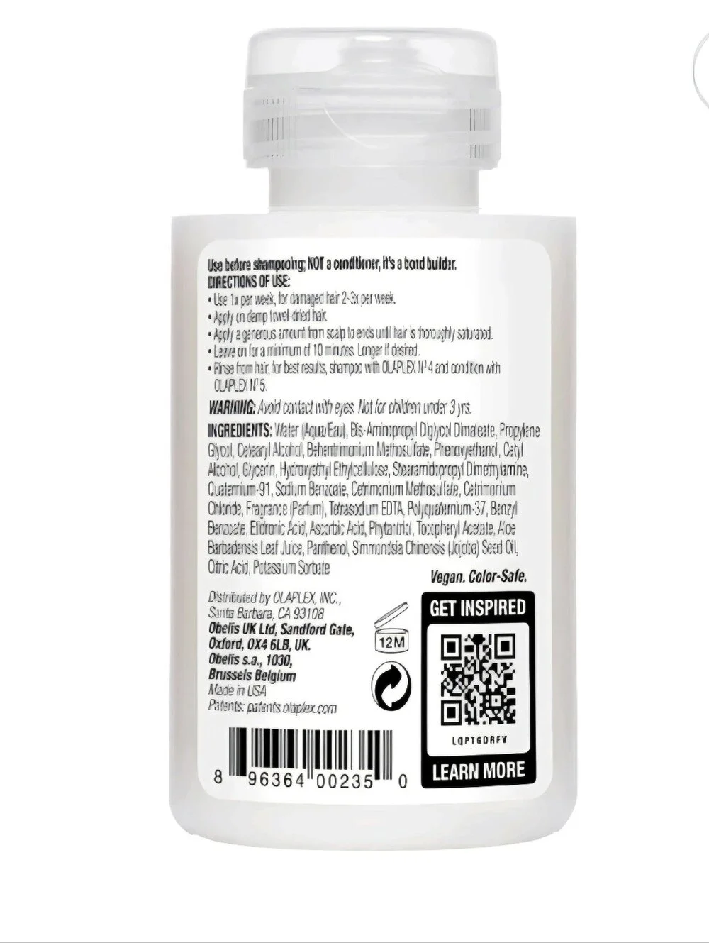 Brand NEW Olaplex Hair Perfector No. 3 .   Bond builder - Repairs & Strengthens